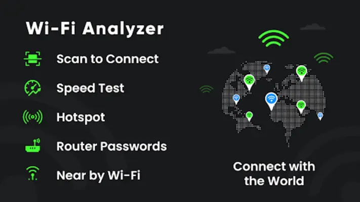 WiFi Analyzer Show Passwords android App screenshot 3